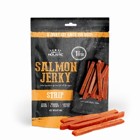 Absolute Holistic Dog Treats Salmon Jerky Strip 100g
