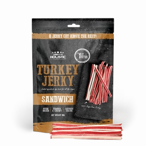 Absolute Holistic Dog Treats Turkey Jerky Sandwich 100g