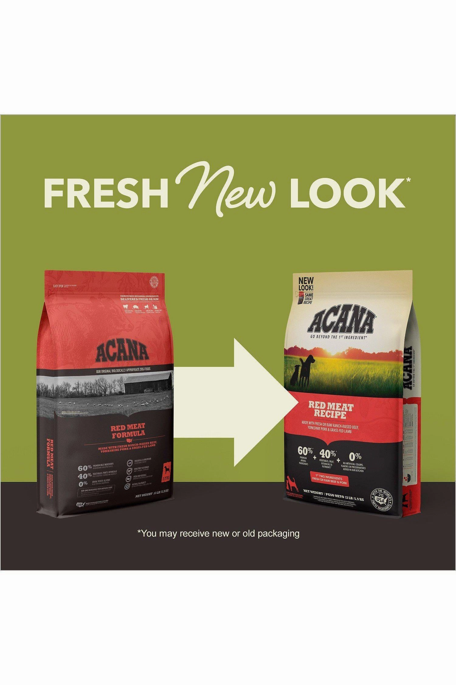 Acana Heritage Red Meats Dry Dog Food