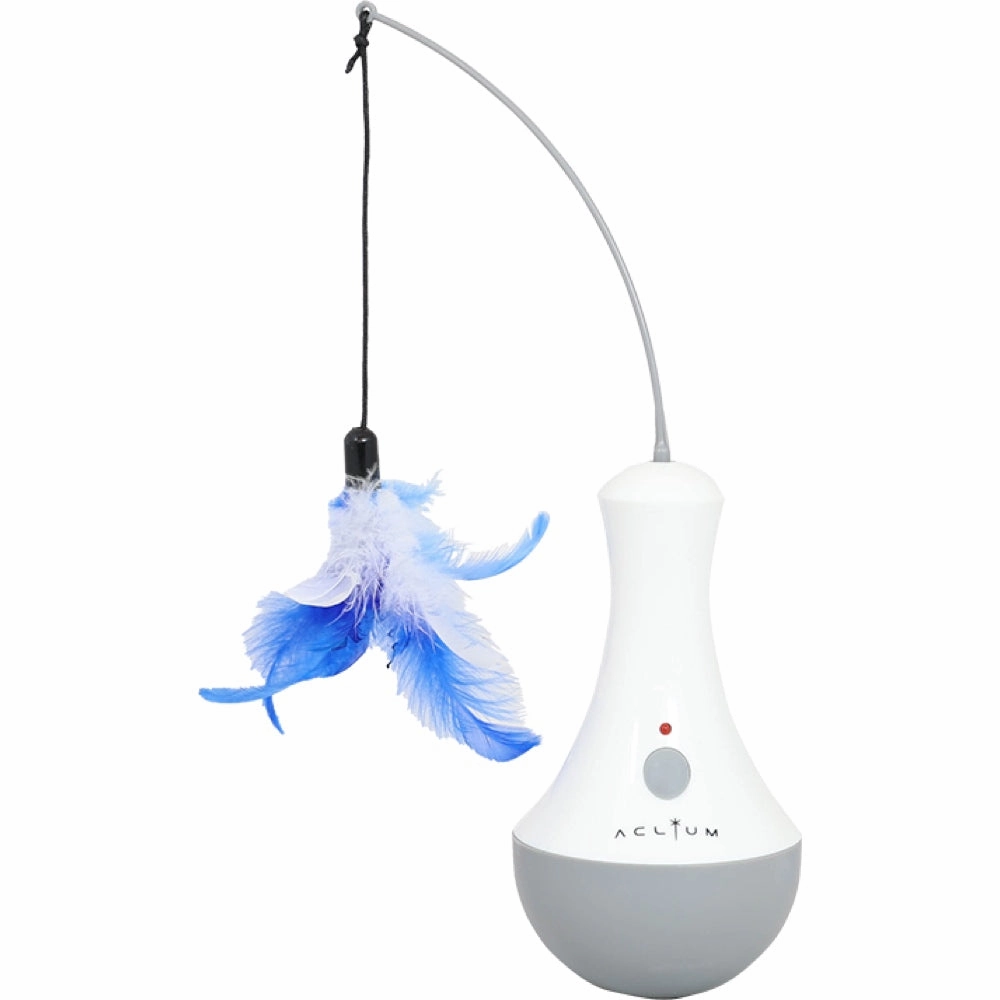Aclium Spinning Tumbler With Teaser Cat Toy