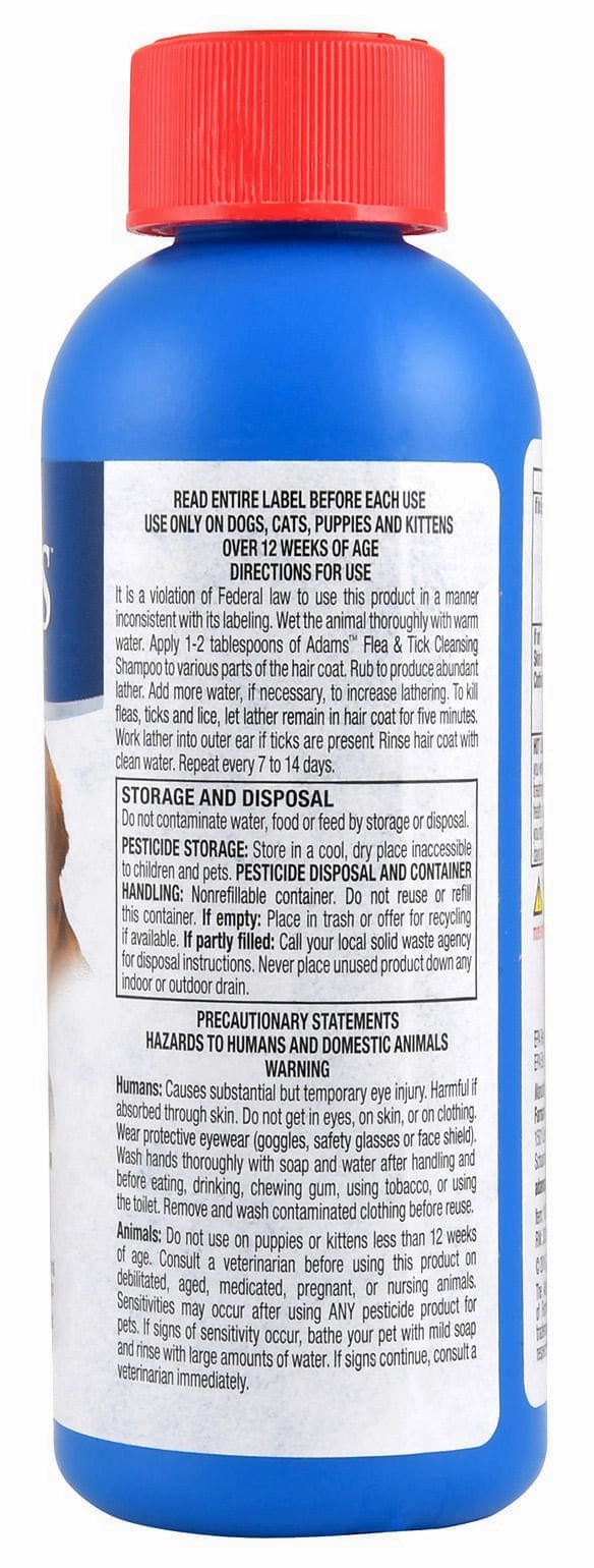 Adams Flea & Tick Cleansing Shampoo