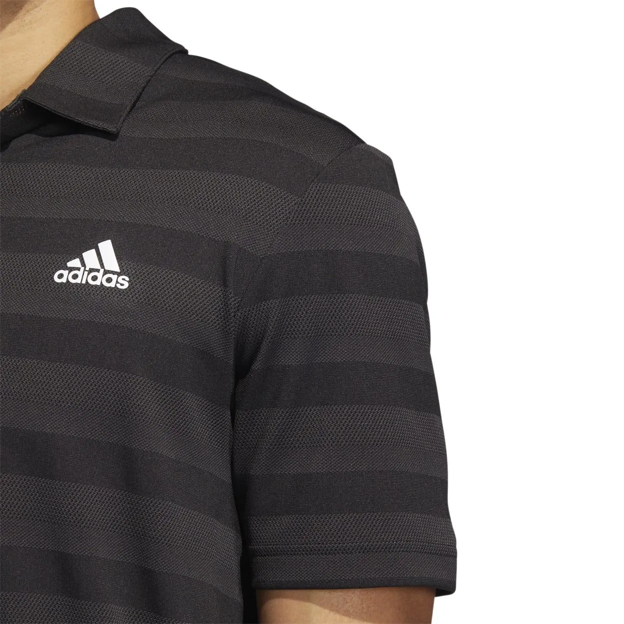 Polo de golf adidas à rayures bicolores HI5180