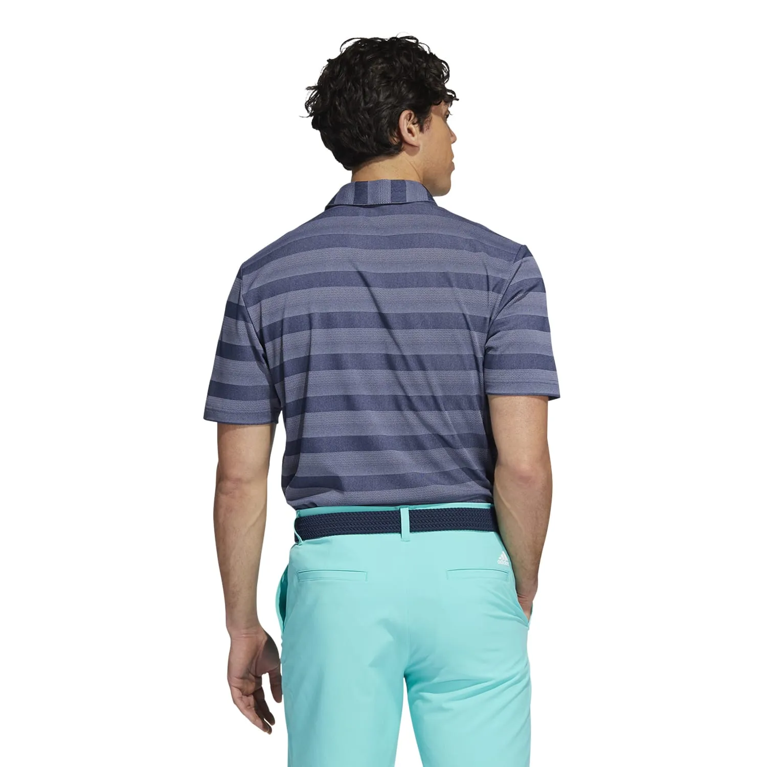 Polo de Golf adidas à Rayures Bicolores HI5181