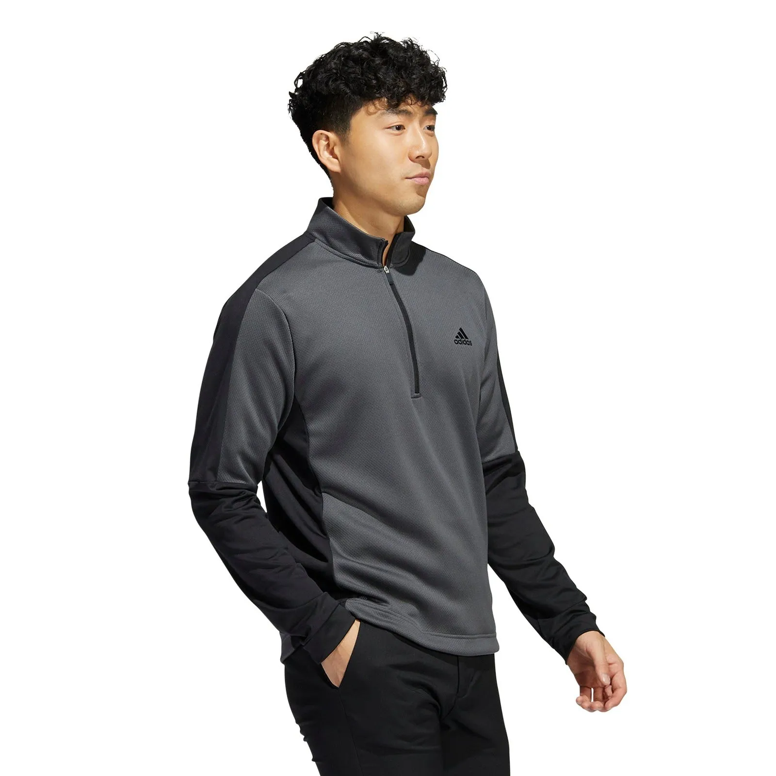 adidas Pull-over de golf 1/4 zip à bloc de couleur HC5573
