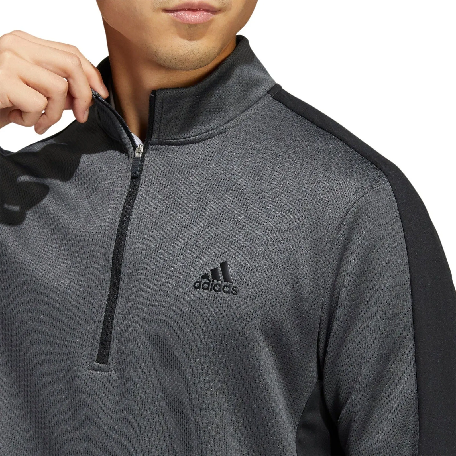 adidas Pull-over de golf 1/4 zip à bloc de couleur HC5573