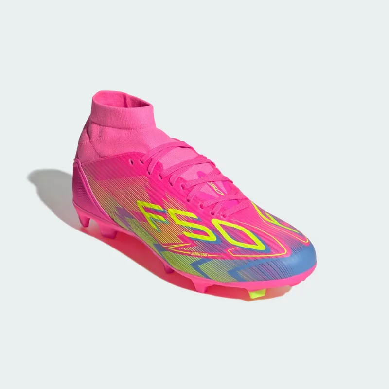 Chaussures à crampons multi-terrain adidas F50 League Mid-Cut pour femmes