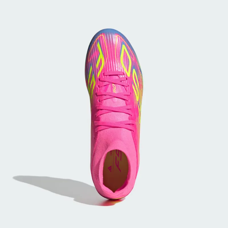 Chaussures à crampons multi-terrain adidas F50 League Mid-Cut pour femmes