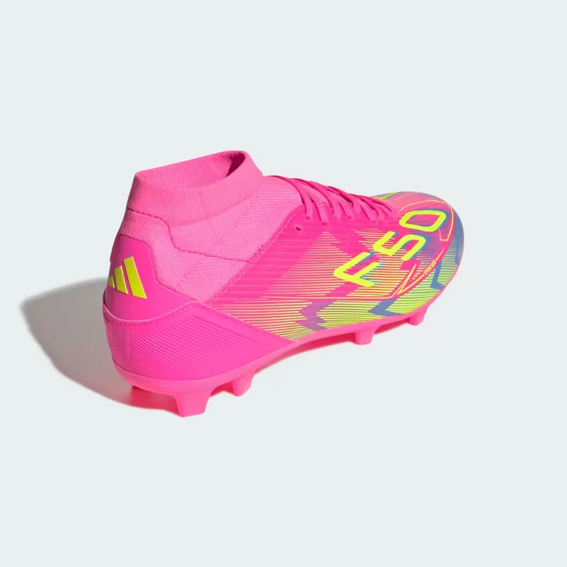 Chaussures à crampons multi-terrain adidas F50 League Mid-Cut pour femmes