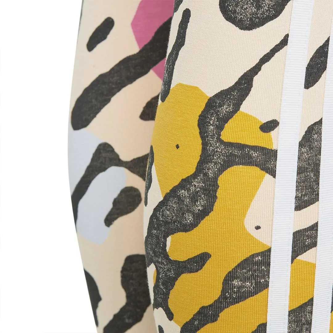 adidas - Leggings à imprimé animal pour filles (Junior) (IB8604)