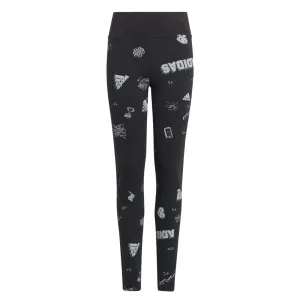 adidas - Leggings à motifs Brand Love pour filles (Junior) (IA1567)