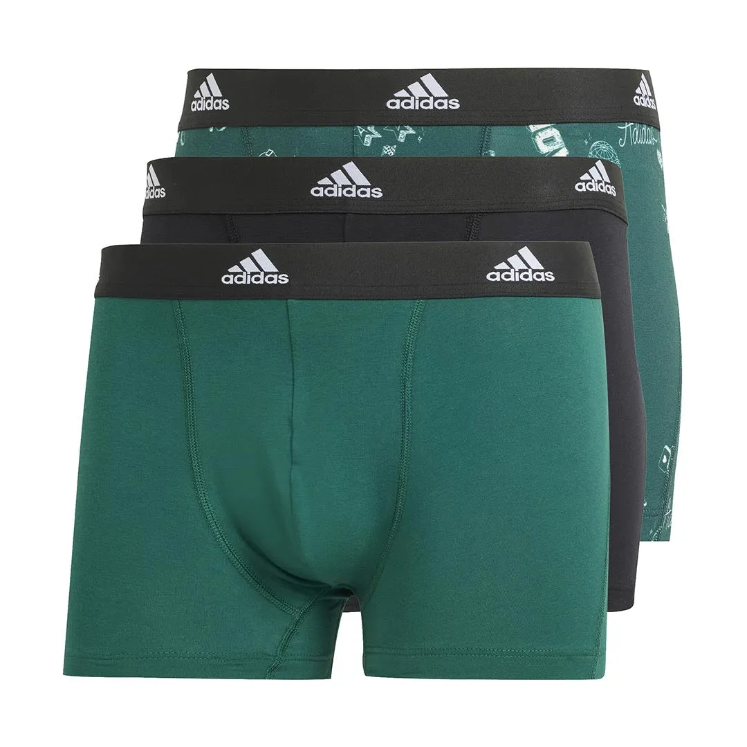 adidas - Pack de 3 slips en coton souple pour homme (IQ9545)