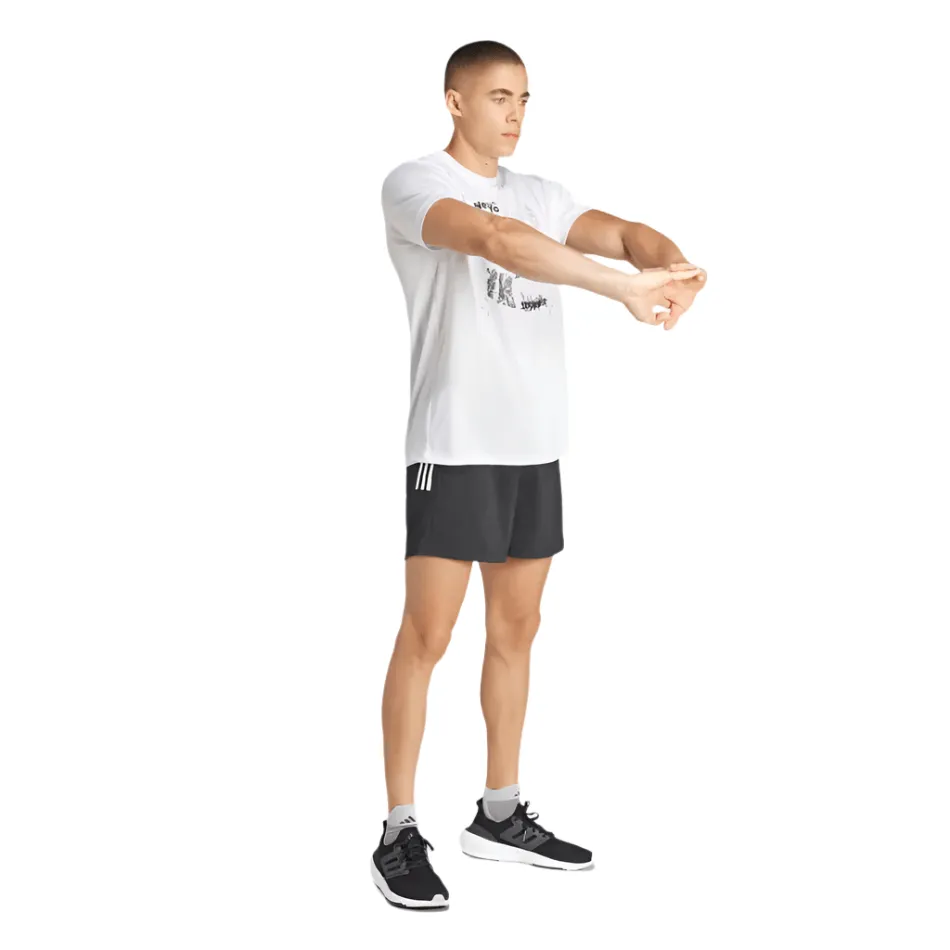 Adidas Short de Course Homme 
