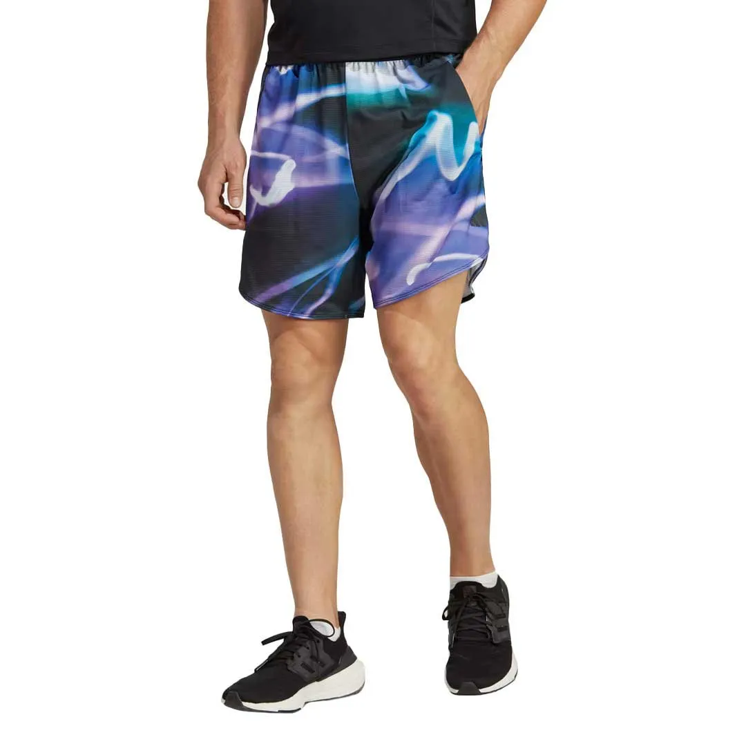 adidas - Shorts de Training HEAT.RDY HIIT 5 Pouces avec Imprimé Allover pour Hommes (HN8051-5IN)