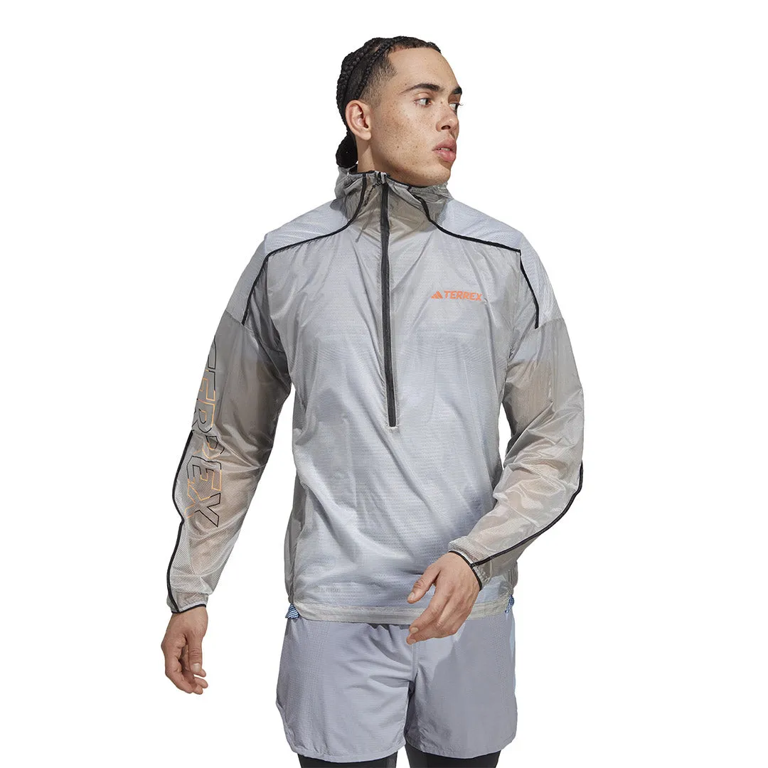 adidas - Veste coupe-vent Terrex Agravic Windweave Pro pour homme (HT9408)