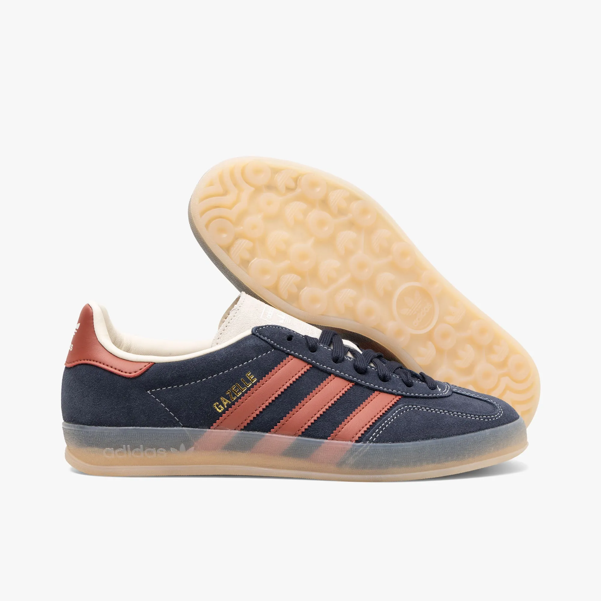adidas Originals Gazelle Indoor Legend Ink / Ruby Prélovée - Blanc Merveilleux