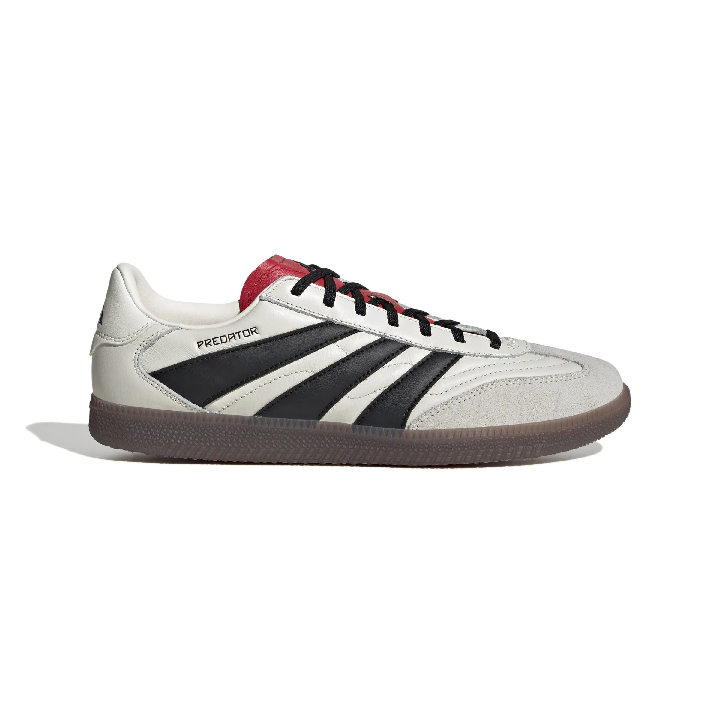 Chaussures de football adidas Predator Freestyle - Blanc cassé/Noir de base/Rouge rubis pur