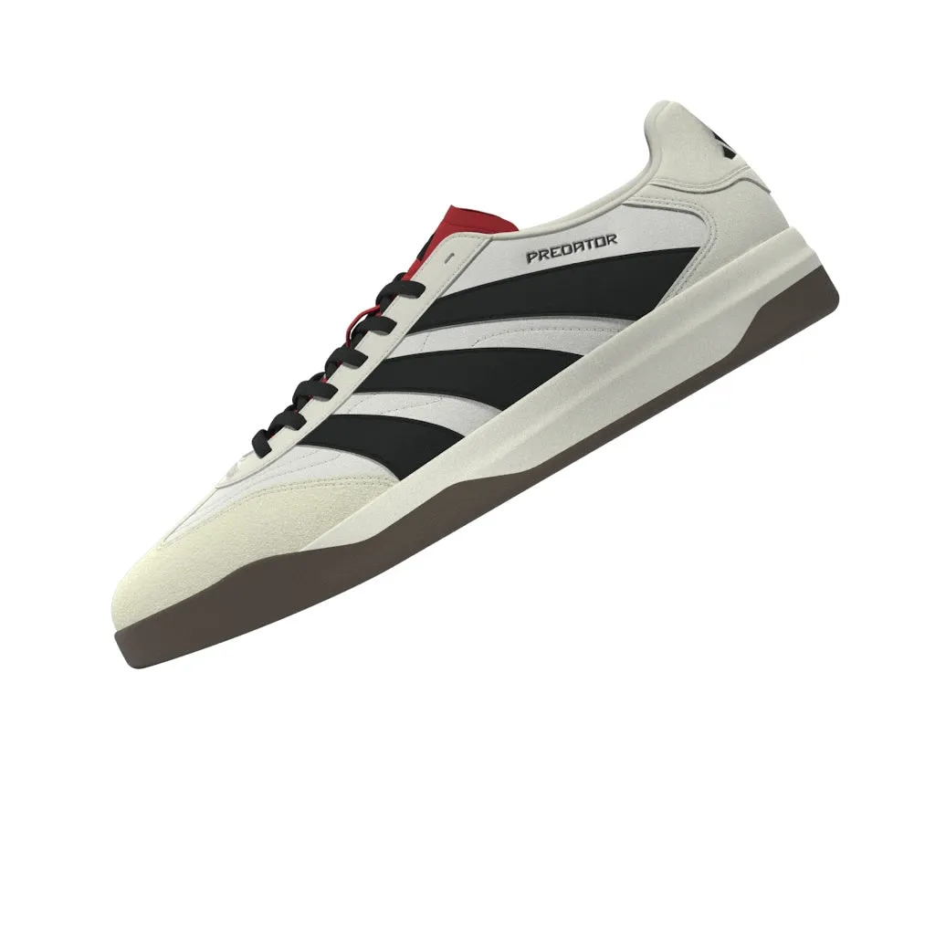 Chaussures de football adidas Predator Freestyle - Blanc cassé/Noir de base/Rouge rubis pur