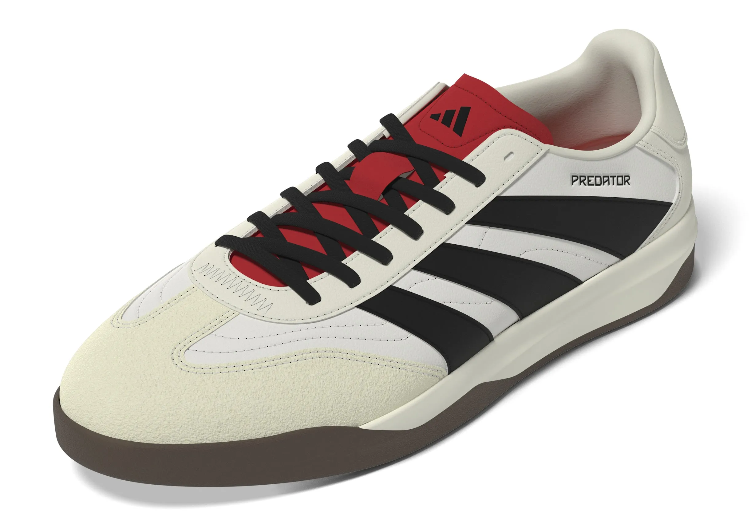 Chaussures de football adidas Predator Freestyle - Blanc cassé/Noir de base/Rouge rubis pur