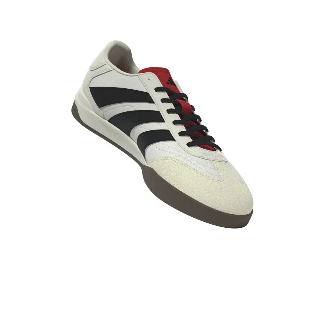 Chaussures de football adidas Predator Freestyle - Blanc cassé/Noir de base/Rouge rubis pur