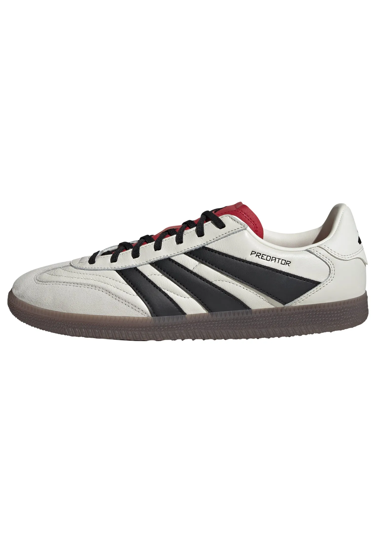 Chaussures de football adidas Predator Freestyle - Blanc cassé/Noir de base/Rouge rubis pur