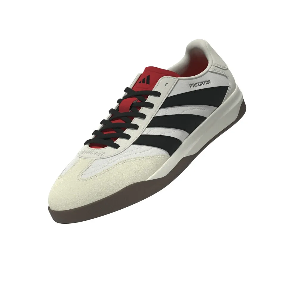 Chaussures de football adidas Predator Freestyle - Blanc cassé/Noir de base/Rouge rubis pur