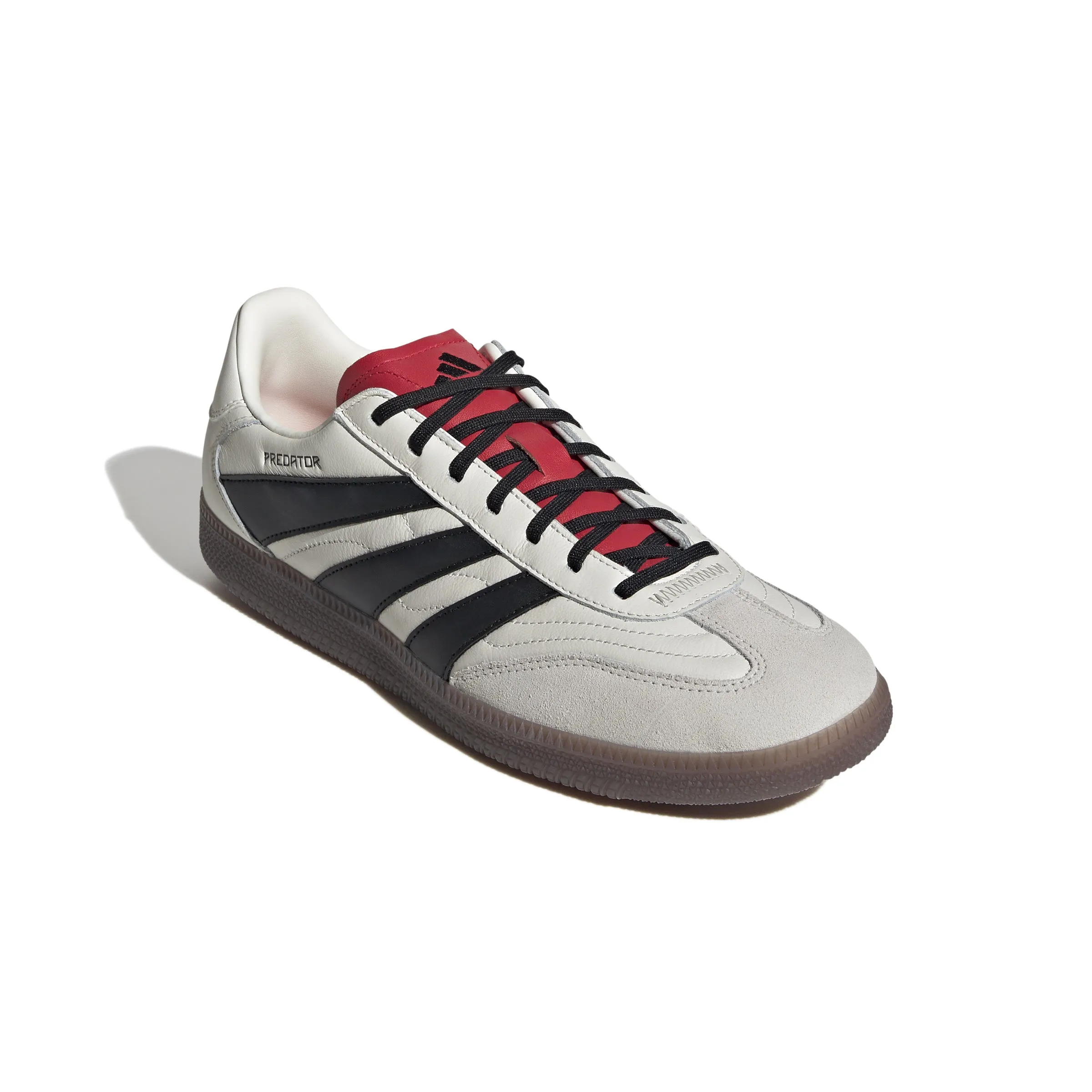 Chaussures de football adidas Predator Freestyle - Blanc cassé/Noir de base/Rouge rubis pur