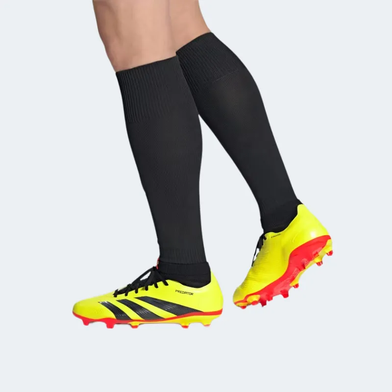 Chaussures à crampons Adidas Predator League Sock pour terrain ferme