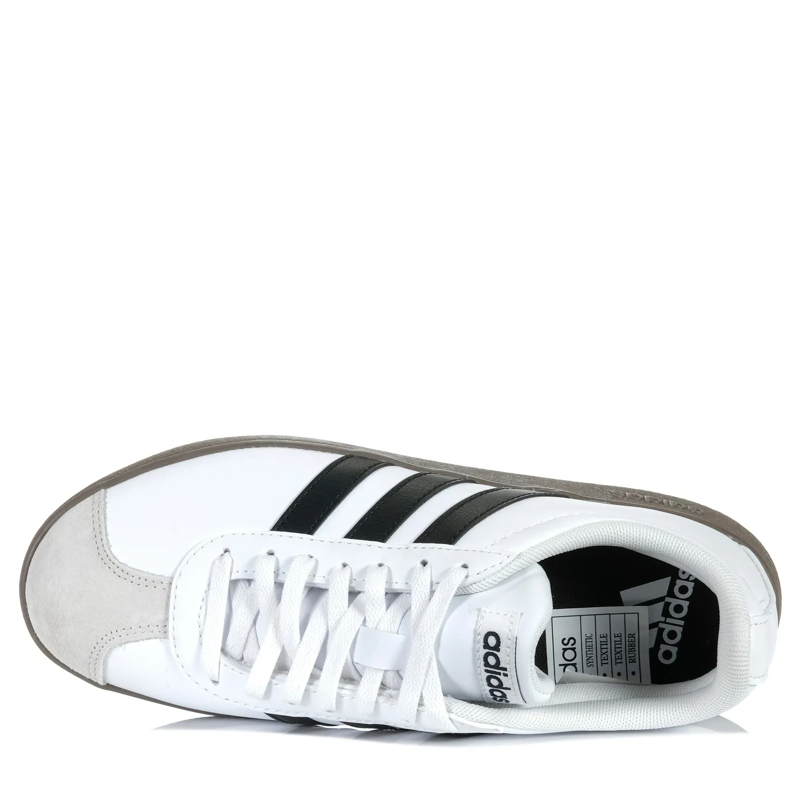 Chaussures Adidas VL Court Base Blanc/Noir