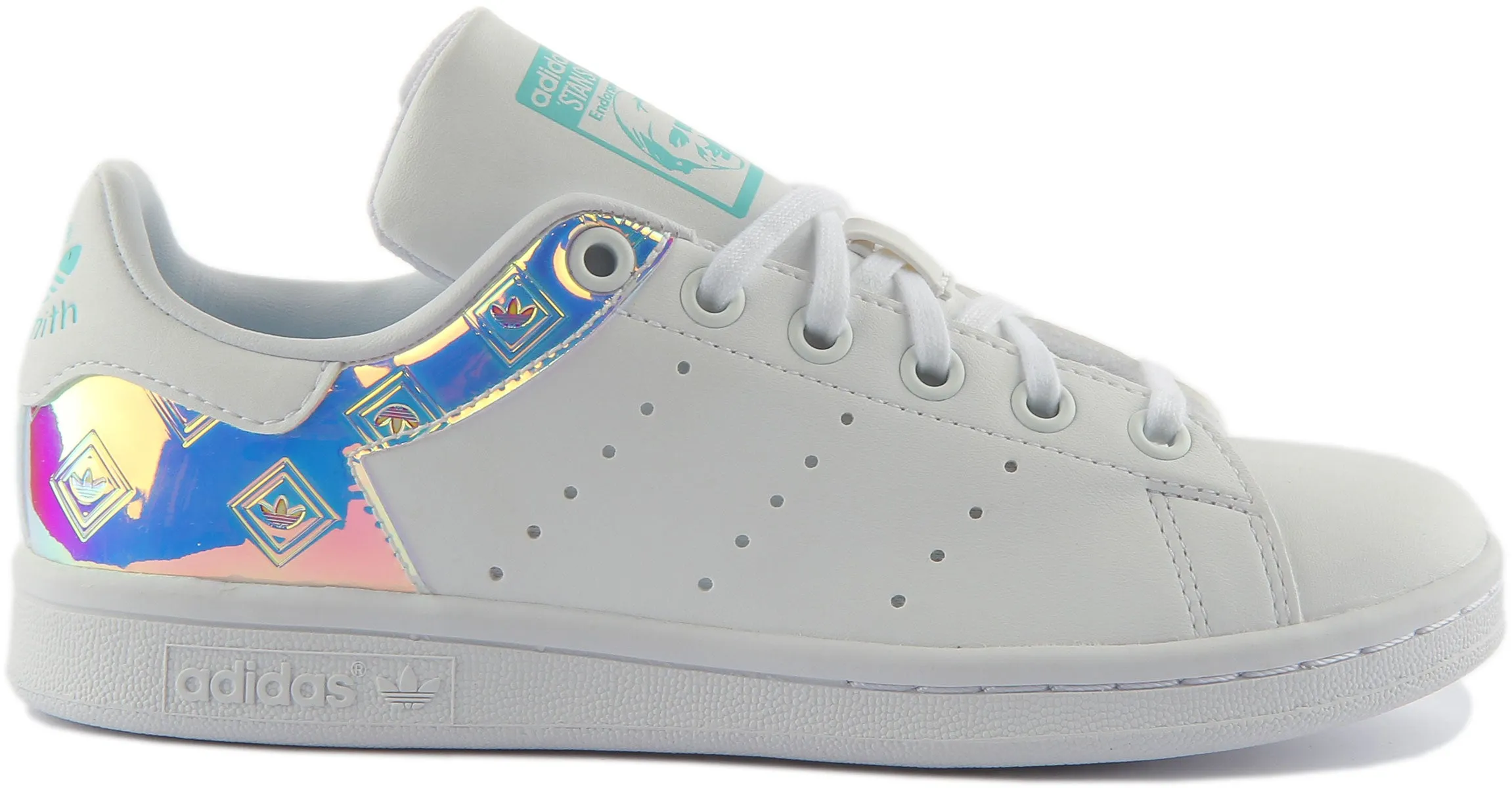 Adidas Stan Smith J En Blanc Multicolore Pour Chaussures Jeunesse Adidas