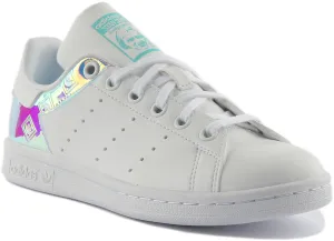 Adidas Stan Smith J En Blanc Multicolore Pour Chaussures Jeunesse Adidas