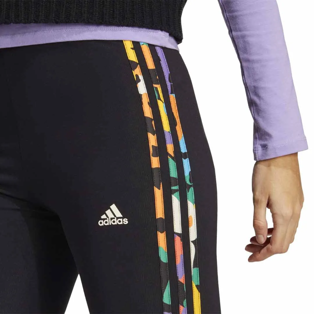 adidas - Leggings en jersey à taille haute et bandes contrastées Essentials pour femme (IC9894)