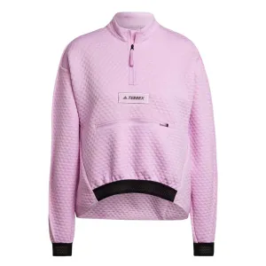 adidas - Pull polaire 1/2 zip pour femmes Terrex Hike (HH9276)