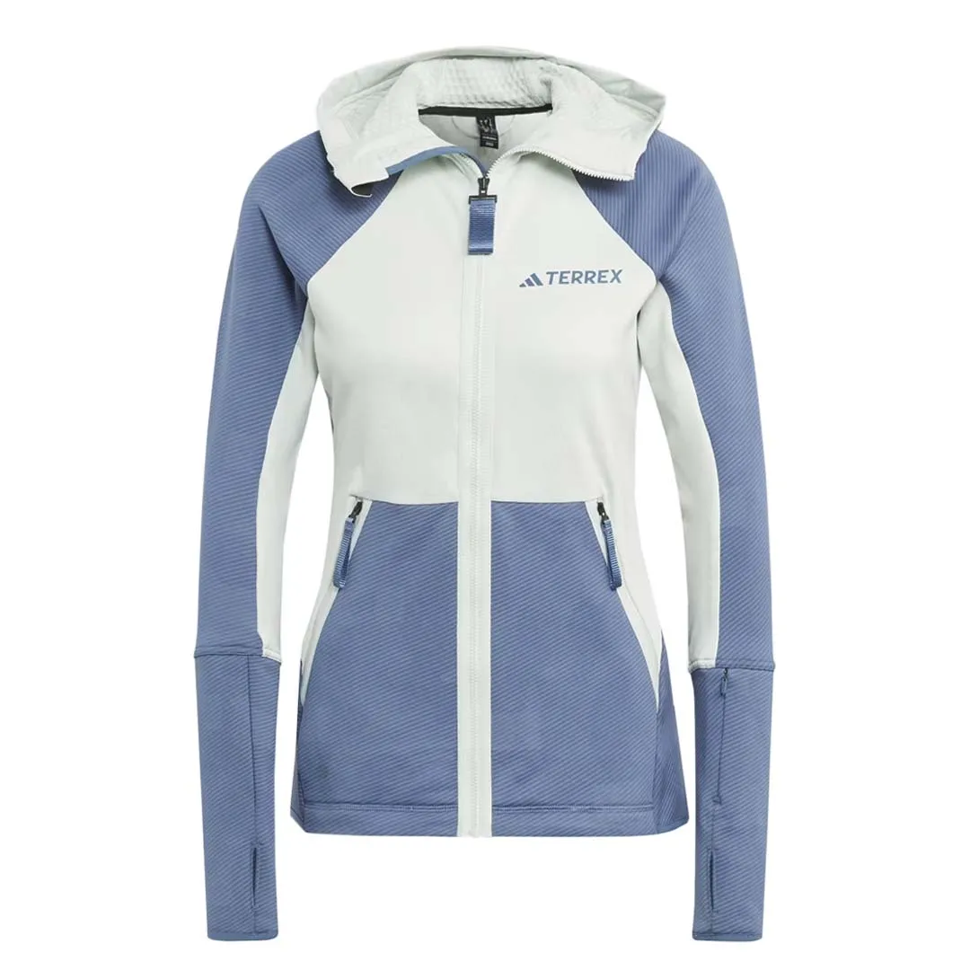 adidas - Veste à capuche Terrex Tech Flooce pour femme (HU1850)