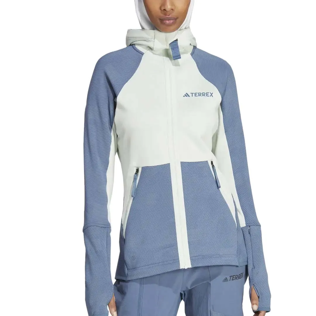 adidas - Veste à capuche Terrex Tech Flooce pour femme (HU1850)