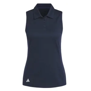 adidas - Polo de golf sans manches texturé pour femme (HT1255)