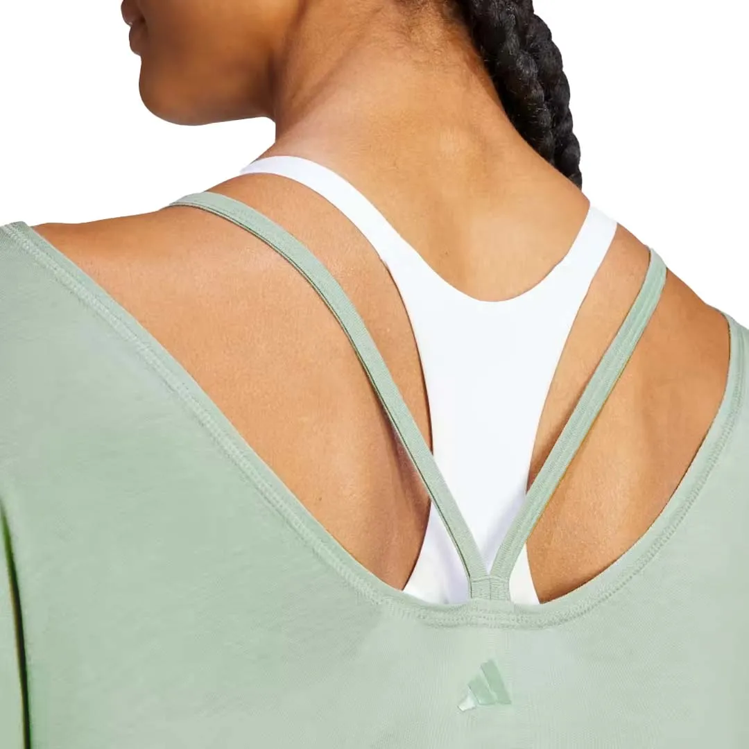 adidas - T-shirt oversize pour femme Yoga Studio (HR5078)