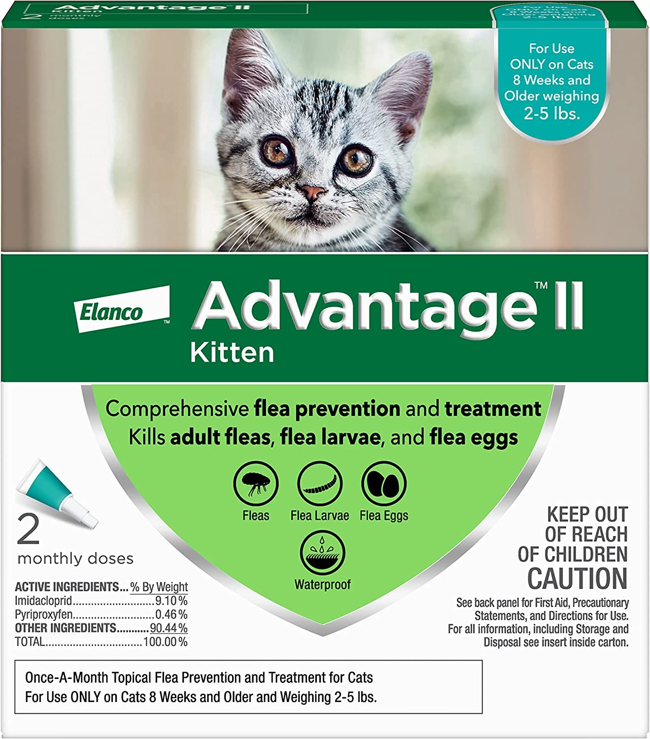 Advantage II for Kittens, 2-5 lbs