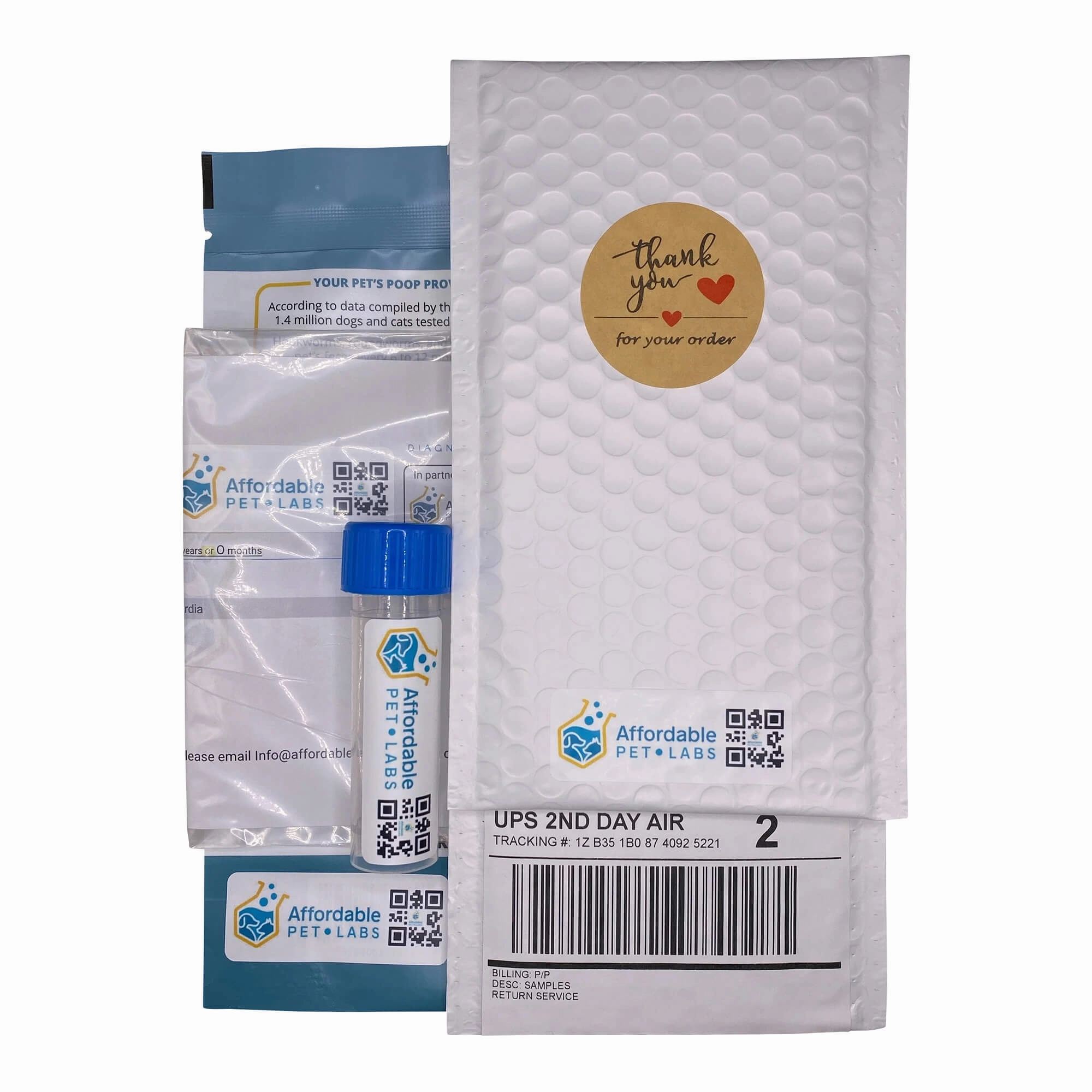 Affordable Pet Labs - Ear Culture and Sensitivity Diagnostic Test For Cats, Easy Home Kit
