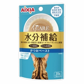 Aixia i CARE Hydration Skipjack Tuna Paste Pouch Wet Cat Food 35g x 12