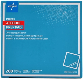 Alcohol Preps, box of 200