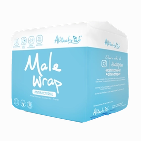 Altimate Pet Antibacterial Male Wrap Small Breed 11pcs