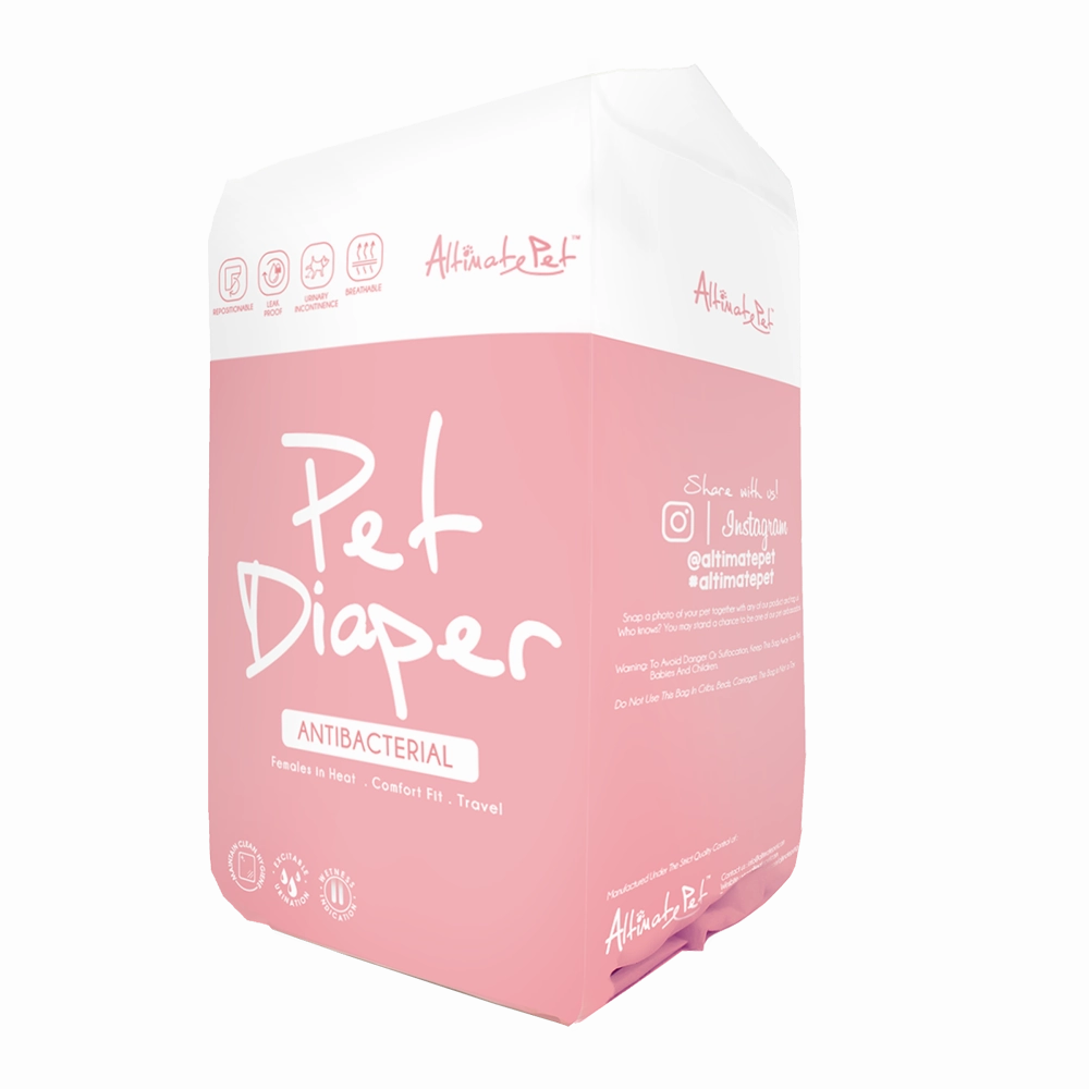 Altimate Pet Antibacterial Pet Diaper Medium Breed 13pcs