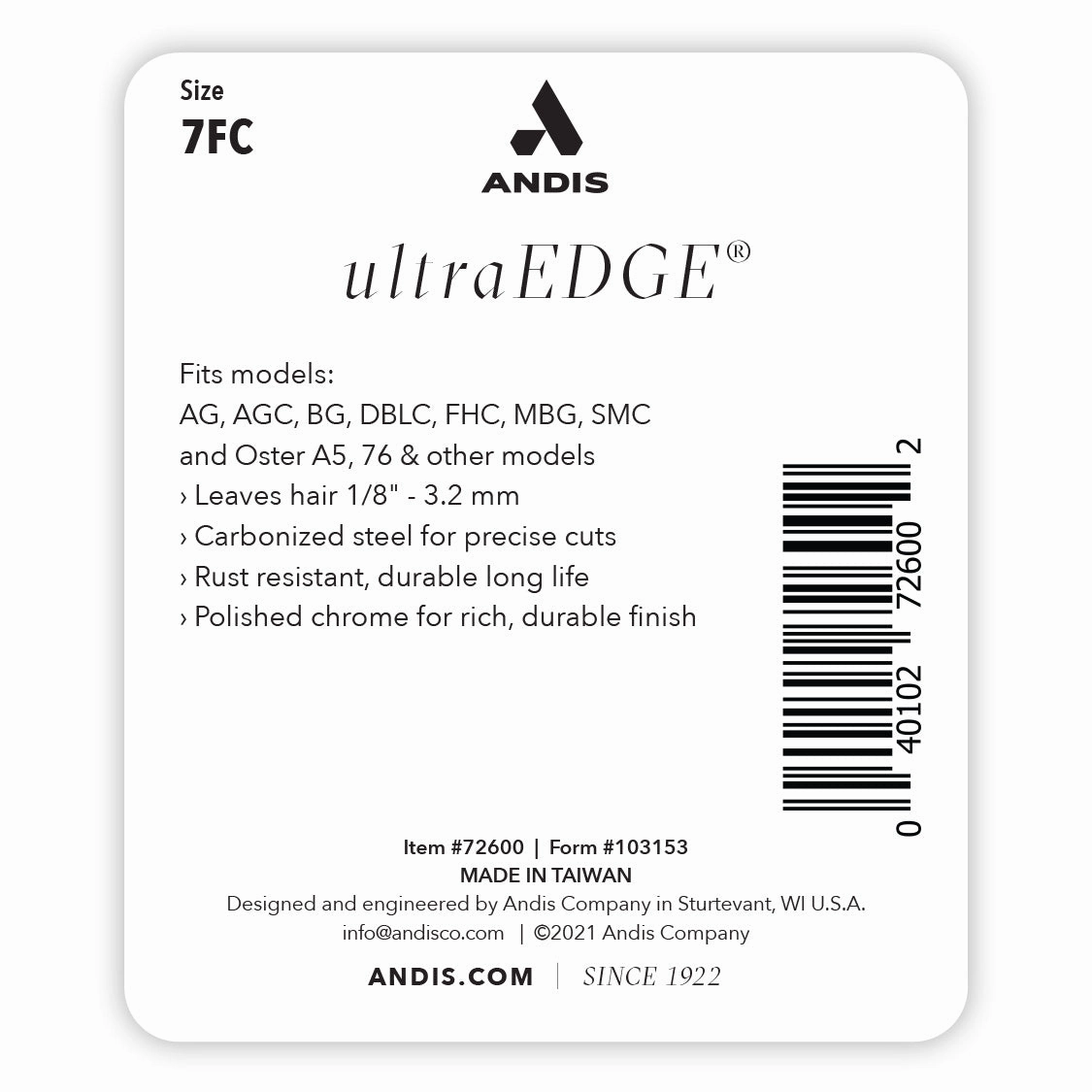 Andis 7FC Blades