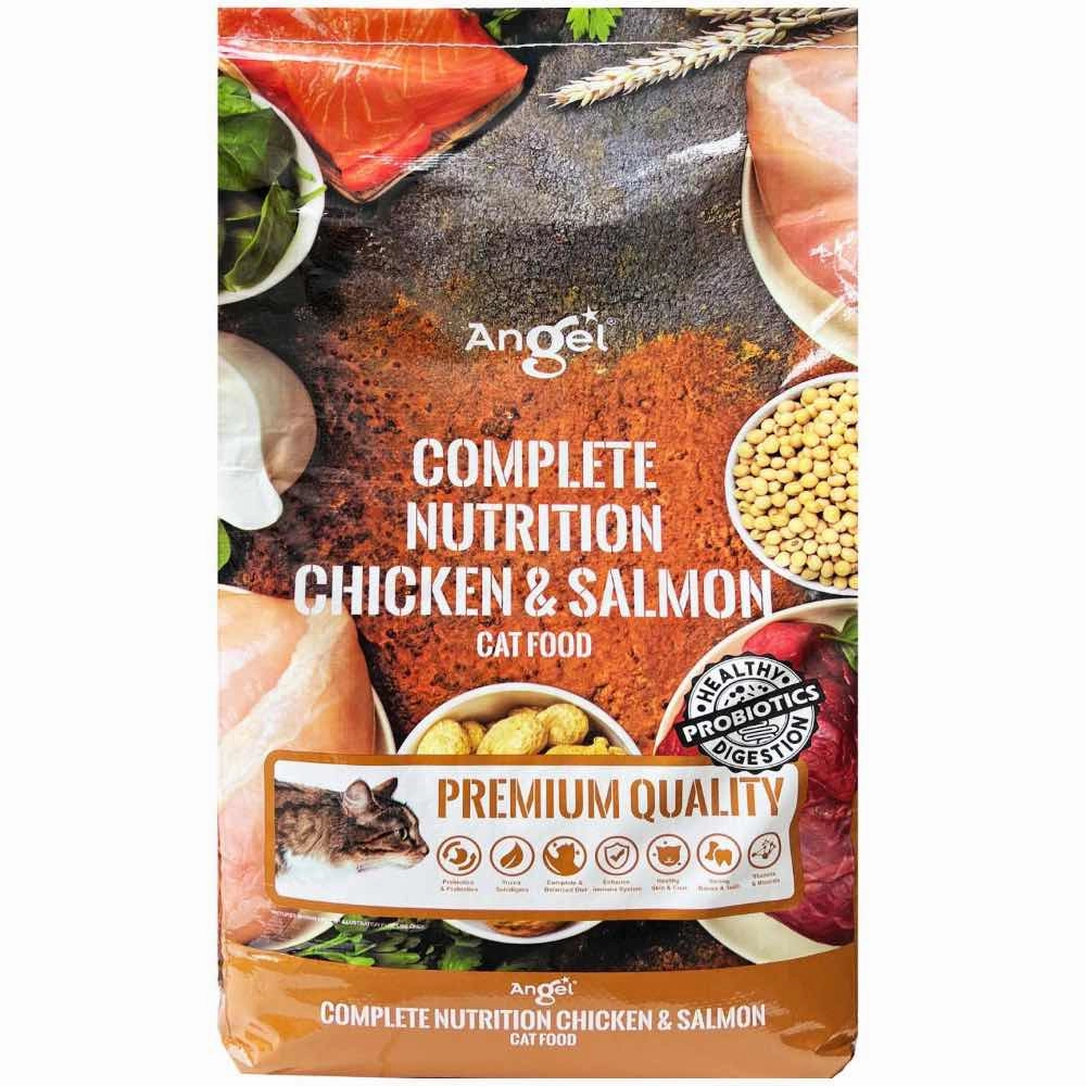 Angel Complete Nutrition Chicken & Salmon Dry Cat Food 1.1kg