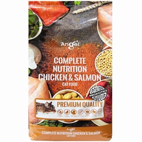 Angel Complete Nutrition Chicken & Salmon Dry Cat Food 1.1kg