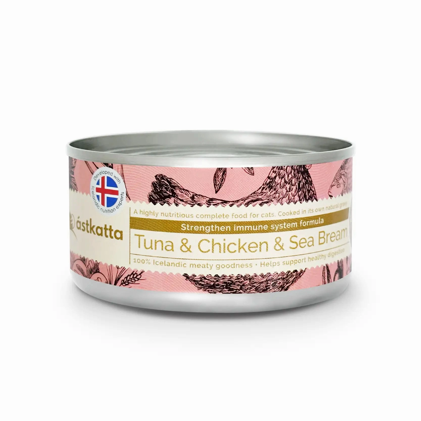 Astkatta Complete Cat Wet Food - Tuna, Chicken & Sea Bream