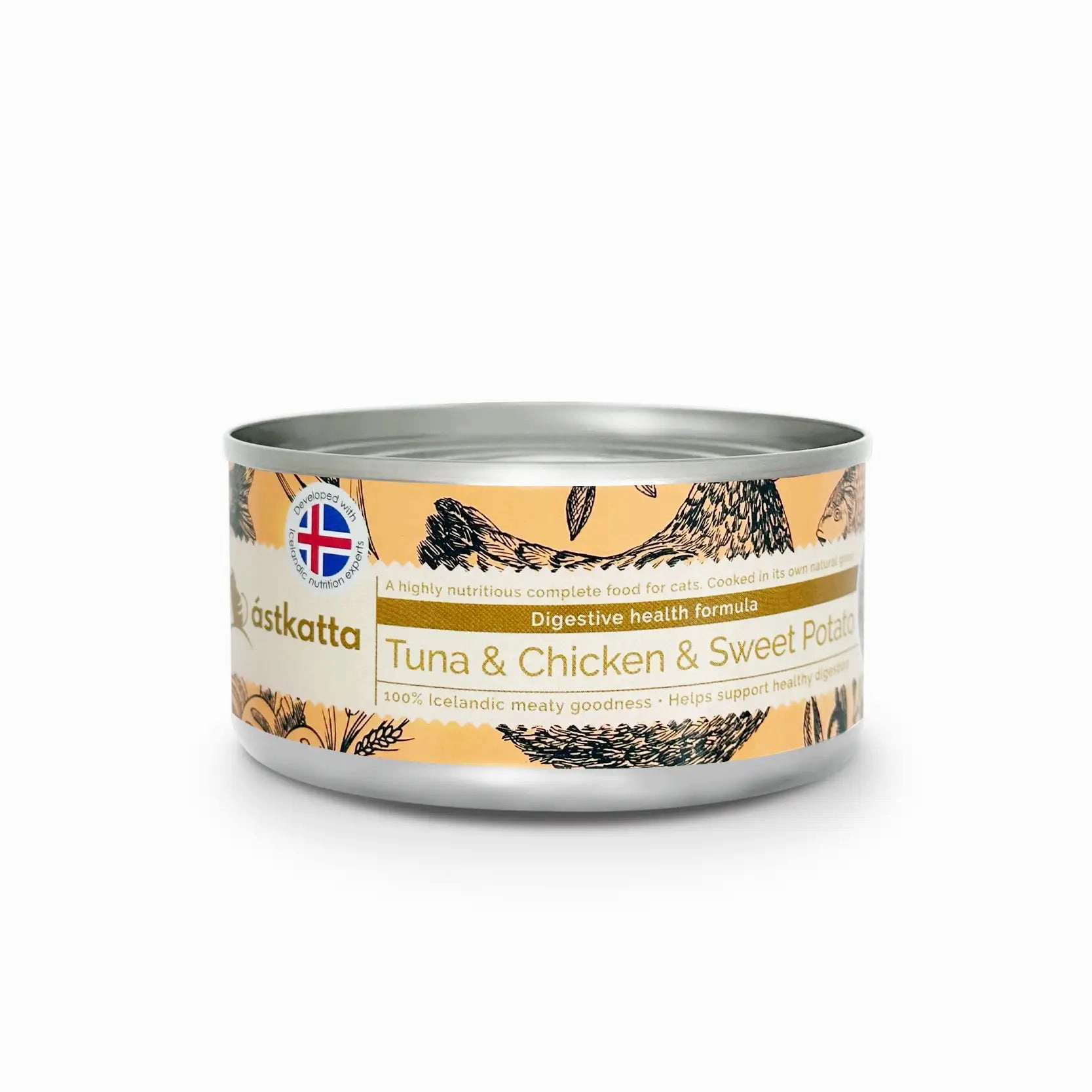 Astkatta Complete Cat Wet Food - Tuna, Chicken & Sweet Potato