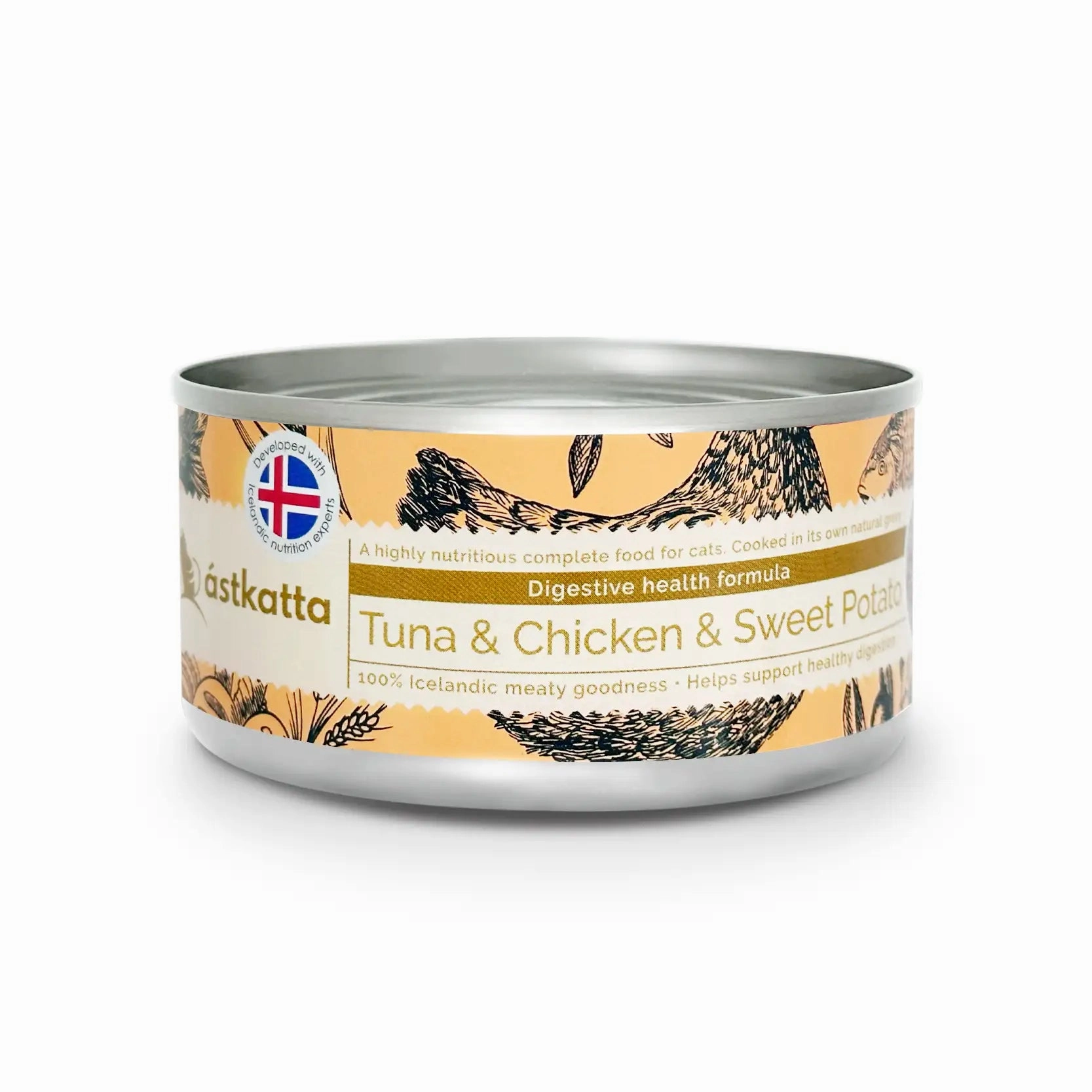 Astkatta Complete Cat Wet Food - Tuna, Chicken & Sweet Potato
