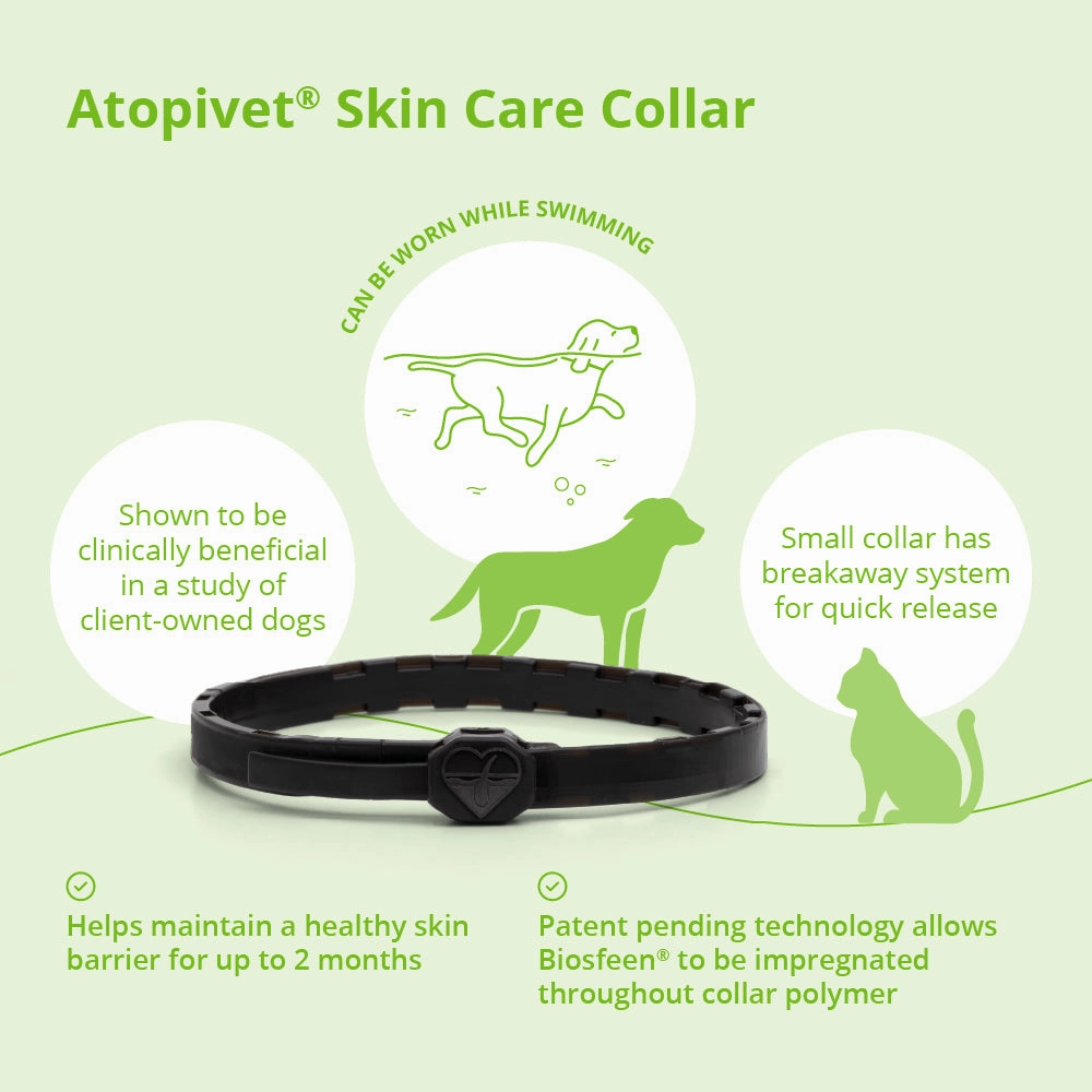 Atopivet Skin Care Collar, 13" Collar, Under 22lbs