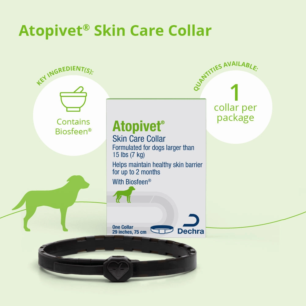 Atopivet Skin Care Collar, 29" Collar, Over 22lbs